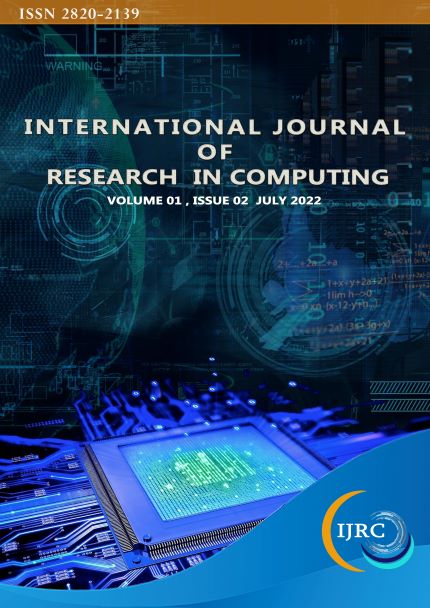 					View Vol. 1 No. 2 (2022): International Journal of Research in Computing (IJRC)
				